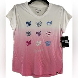 NWT Washington Nationals Major League Baseball Girls Top, Genuine Merchandise